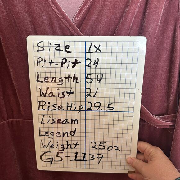 Soft surrounding womens dress velvet pink fairy whimsiGoth romantic plus size - Picture 12 of 12